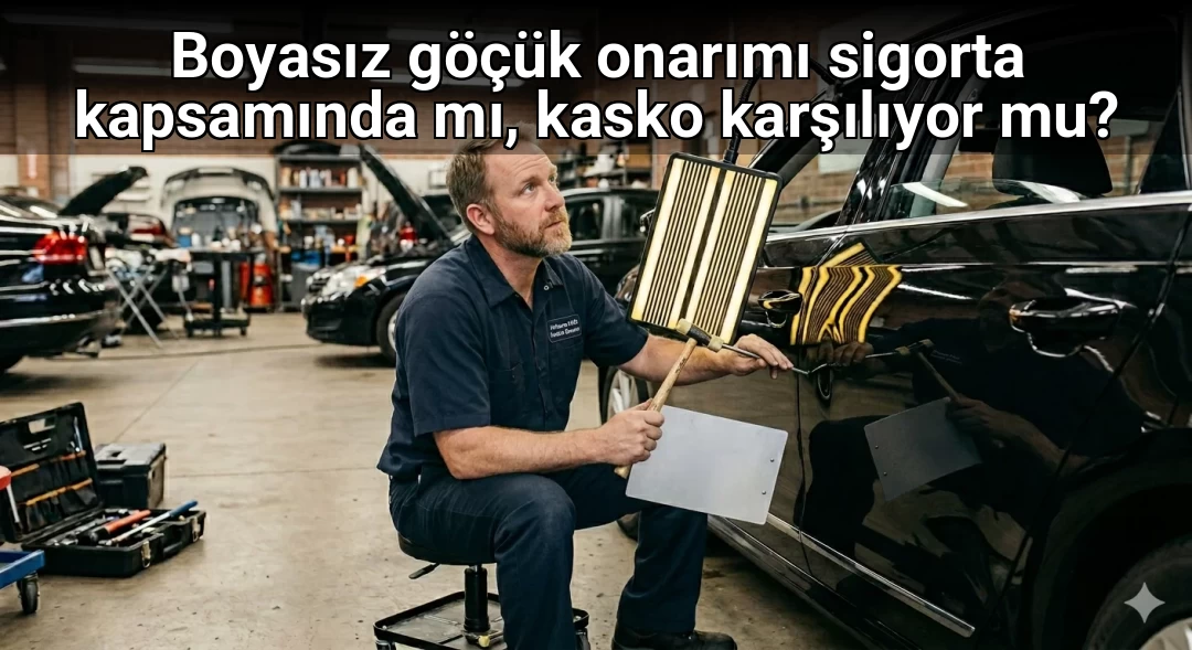 Boyasız göçük onarımı sigorta kapsamında mı, kasko karşılıyor mu?